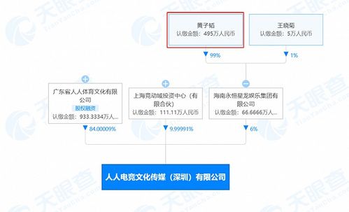 黃子韜關(guān)聯(lián)公司入股人人電競(jìng)